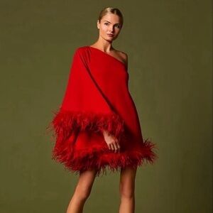 ANTONIO MELANI Feather Dress
